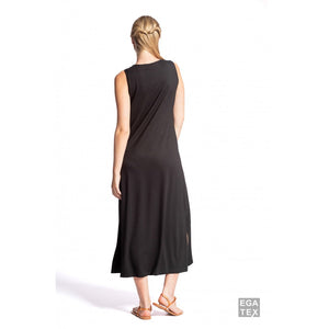 Abito lungo viscosa "231530" - Donna