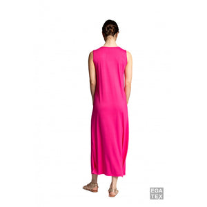 Abito lungo viscosa "231530" - Donna
