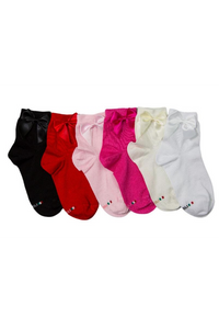 6x Calze corte cotone "BC709F" - Bambina