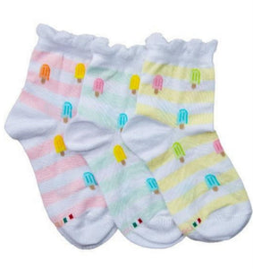3x Calze corte "BC763" - Bambina
