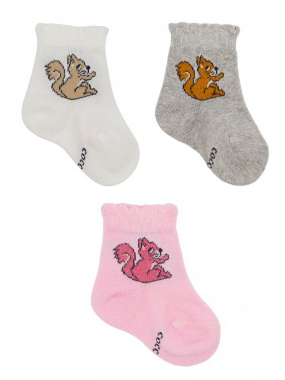 6x Baumwollkurzsocken 