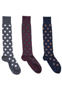 6x Calze fantasia lunghe "HIM061L" - Uomo