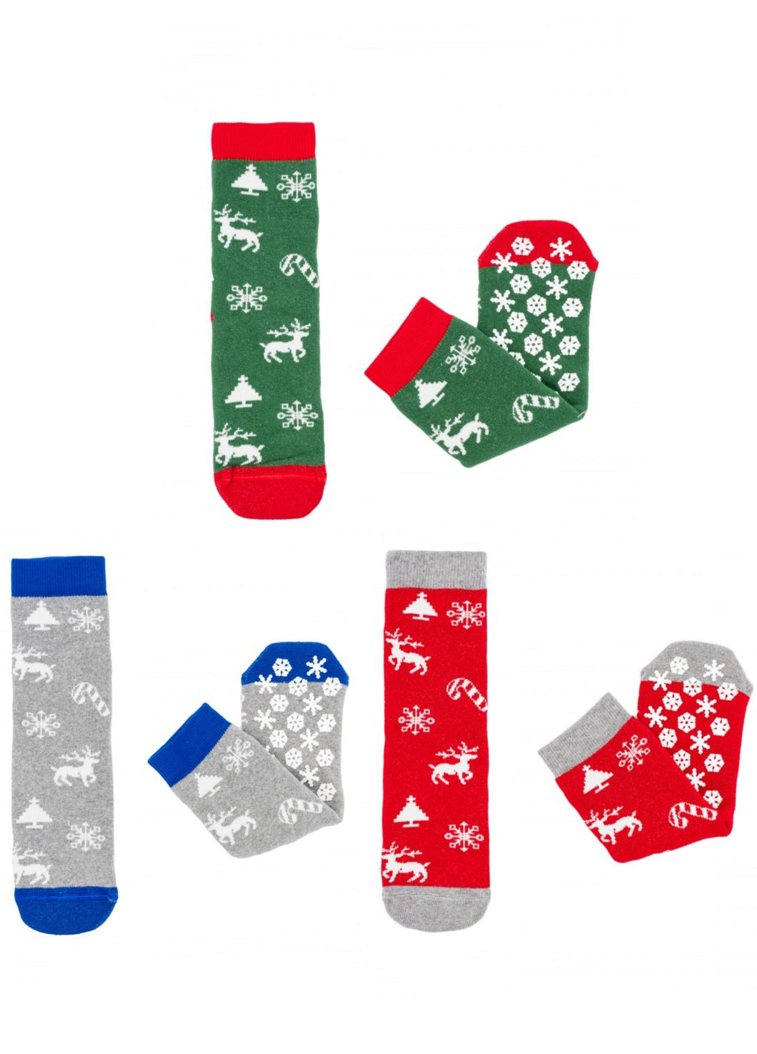 3x Calze antiscivolo Natale 