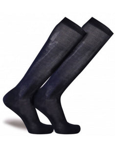Calze lunghe seta "Oxford-L" - Uomo