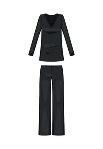 Pigiama Palazzo modal "LUX04" - Donna