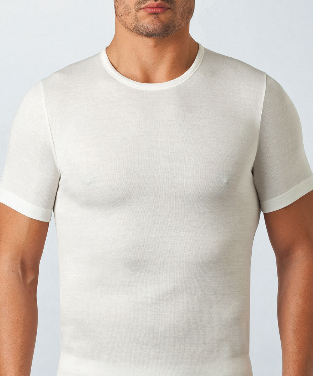 T-shirt lana/cotone 