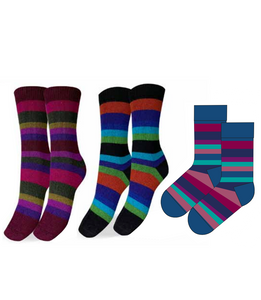 6x calze lana "DC194509" - Donna