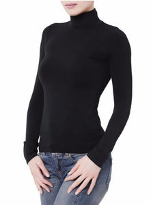 Dolcevita microfibra "Color Seamless" - Donna