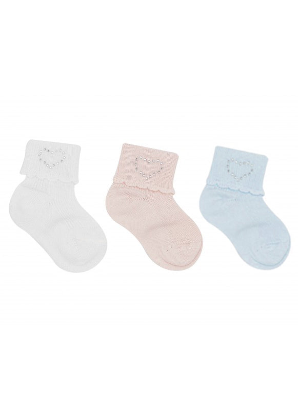 3x Calze corte cotone 
